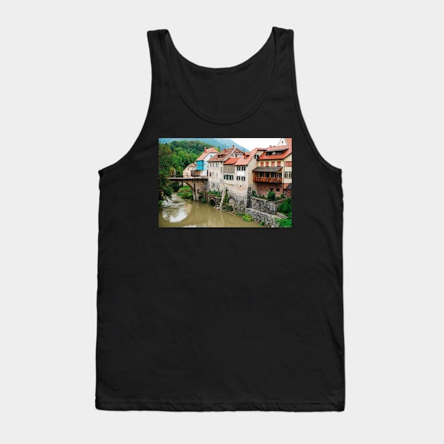 Capuchin's Bridge in Skofja Loka Tank Top by jojobob